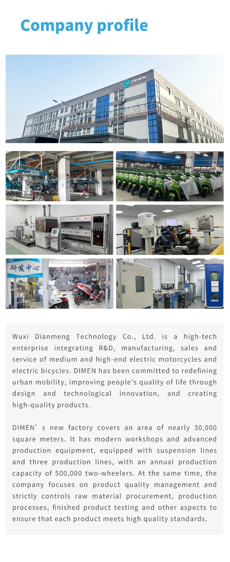 2024 China OEM ODM Factory 72V 1000W Mountain Dirt Ebike Electric off-Road Bike