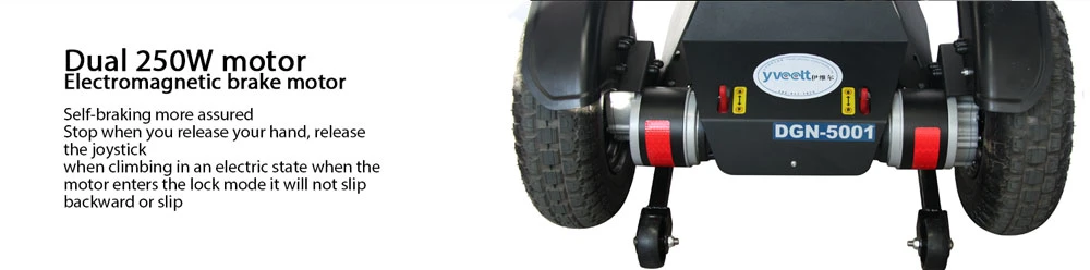 500W Motor Electric Wheel Handicapped Electric Mobility Scooter for Disabled