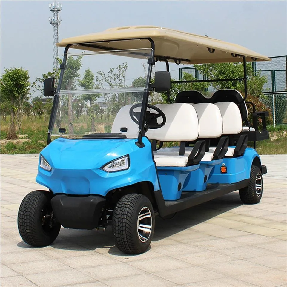 Most Popular 2+2 Seater Electric off-Road Golf Cart 4000W Motor Adult Leisure Mobility Pure Electric Four-Wheel Vehicle1