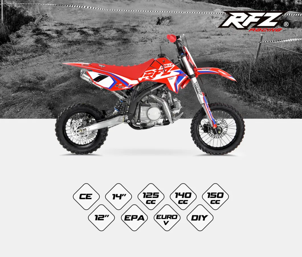 Apollo Rfz off Road Motorcycle 125cc, Motorcycle, Dirt Bike, 14/12