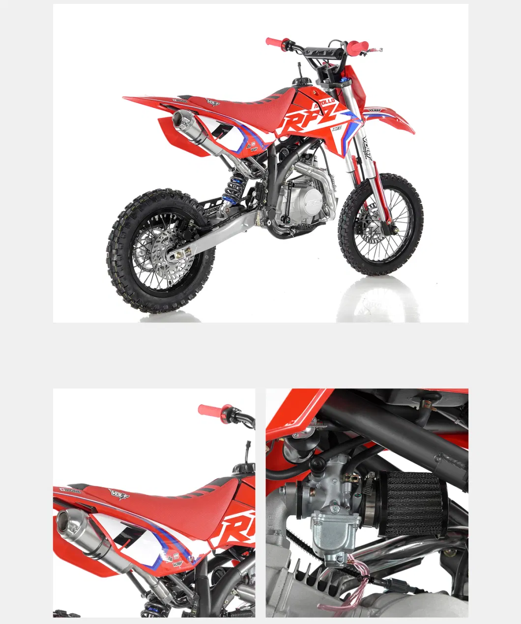 Apollo Rfz off Road Motorcycle 125cc, Motorcycle, Dirt Bike, 14/12