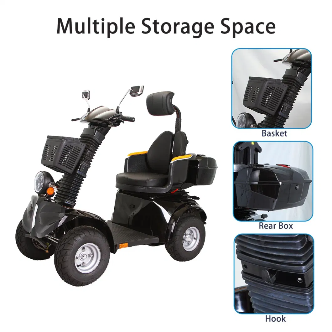 500W Electric Mobility Scooter 60V 20ah 4- Wheel Scooter