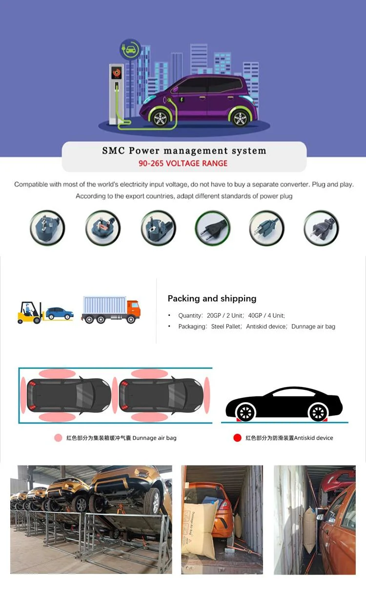 Battery Operated Car Electric Vehicle with A/C Cabin