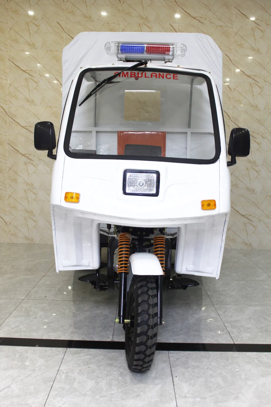 Costom Passenger Petrol Tricycle Ambulance 3 Wheelers Tuk Tuk Bhutan