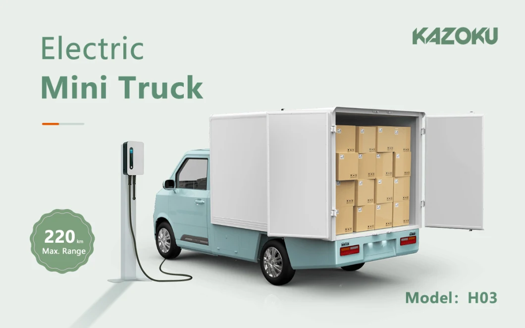 Panic Buying All-Electric Vehicle High Load Ability Cargo-Carrying Capacity 530kg All New Without Plate EV Truck for Carrier LHD