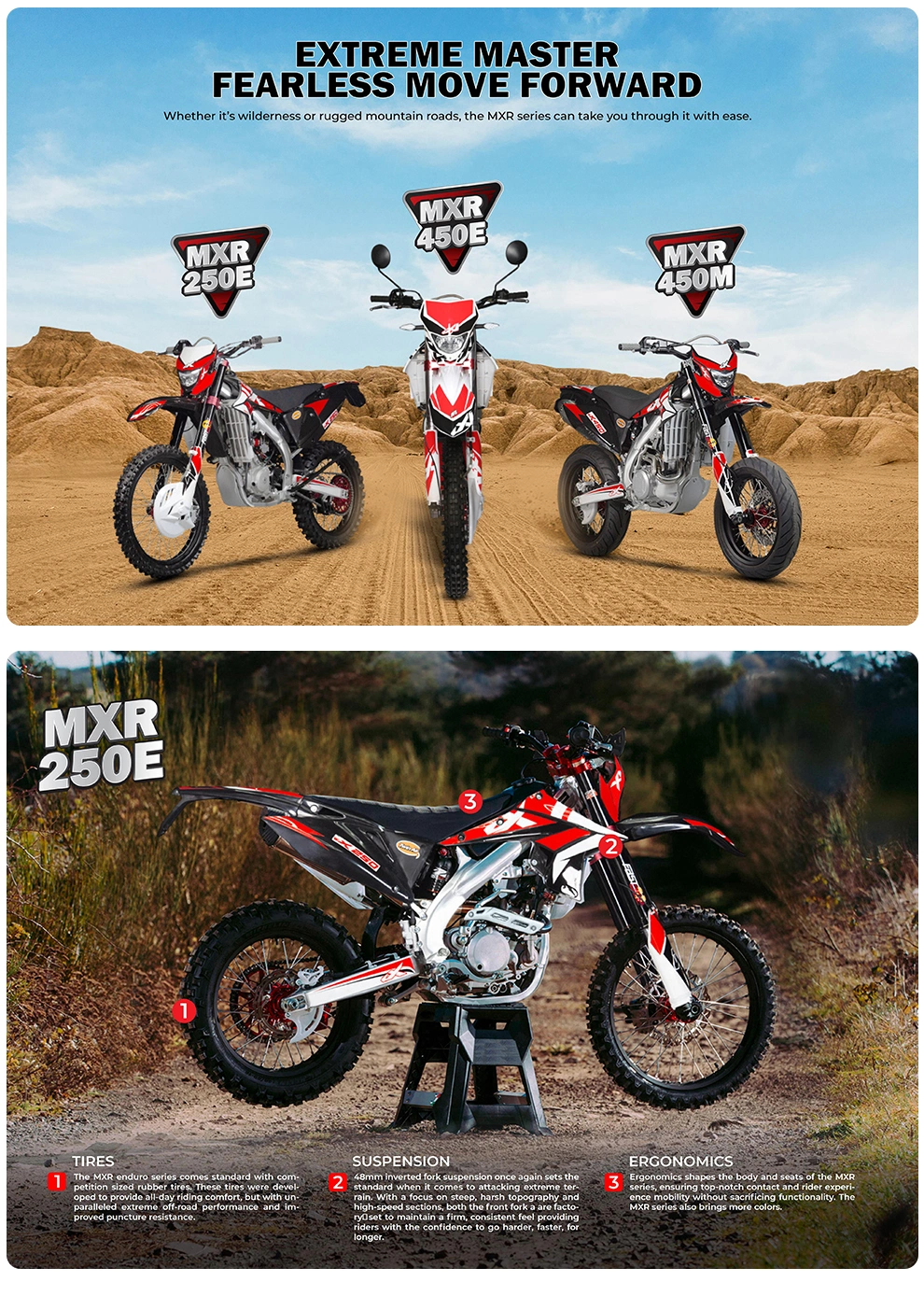 2024 New 250cc 450cc Electric Start Sport Dirt Bike Off Road Motorbike Racing Motorcycle