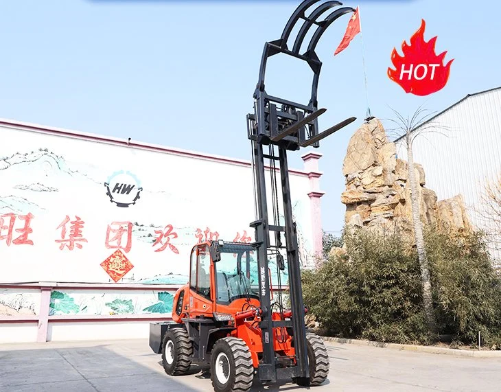 High Durability 1ton/1.5ton/2ton/2.5ton/3ton/3.5ton Mini/Small 4WD/4X4 All Terrain Diesel/Electric/off-Road/Rough Road Forklift