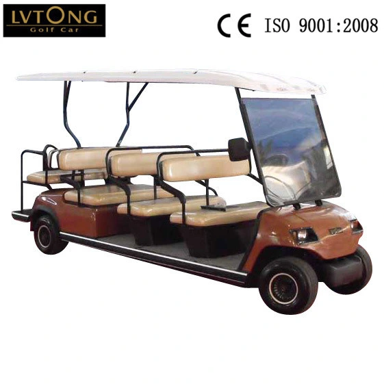 Stable Quality Long Durability Fashion Shape Design Four-Wheeled 11 Passengers Tourist Shuttle Vehicle (LT-A8+3)