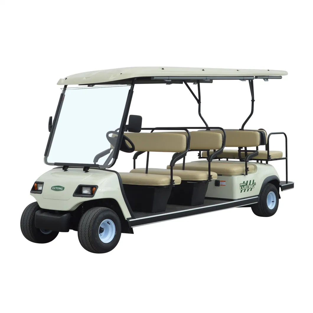 Stable Quality Long Durability Fashion Shape Design Four-Wheeled 11 Passengers Tourist Shuttle Vehicle (LT-A8+3)