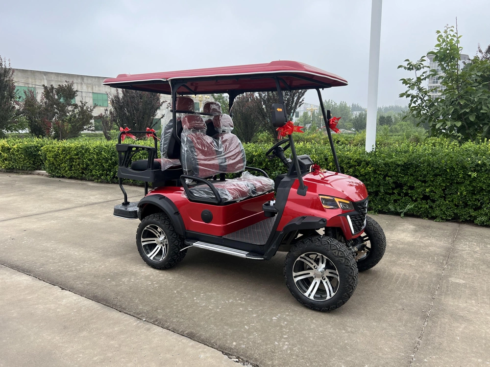 Scenic Spot Electric Instead of Walking Car Adult Electric Quadricycle 2 4 6 Seater Car with Solar Panel Electric Golf Cart