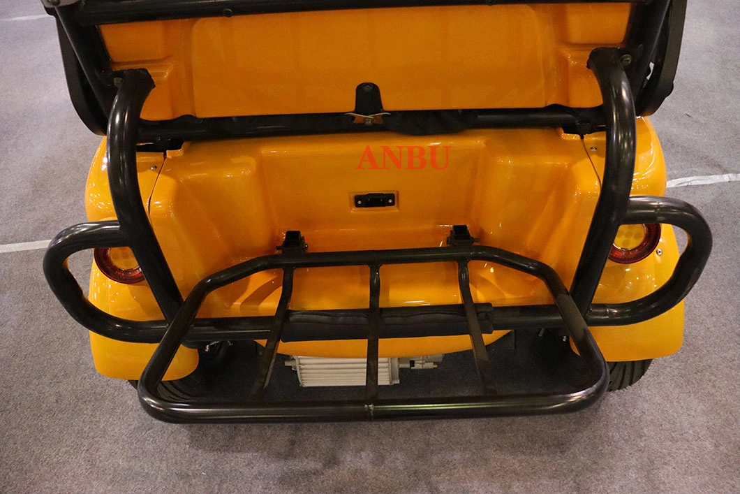 Four-Wheel Electric Golf Cart Sightseeing Car 52ah Lead-Acid Battery 2500W Motor