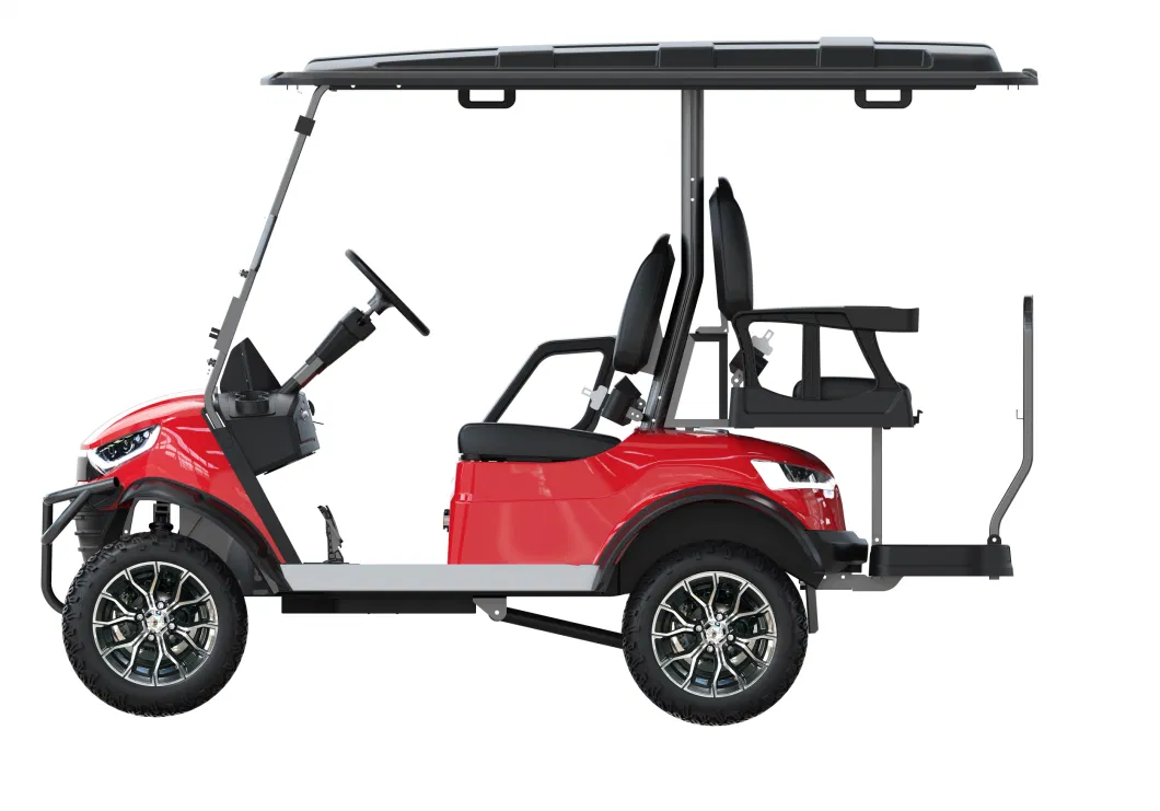 6 Person Seater Waterproof Electric Luxury off Road Club Golf Car Cart