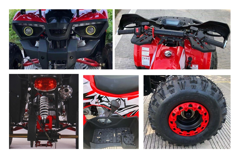 Fangpower Quad Bike 125cc Street Legal Four Wheeler ATV with CE