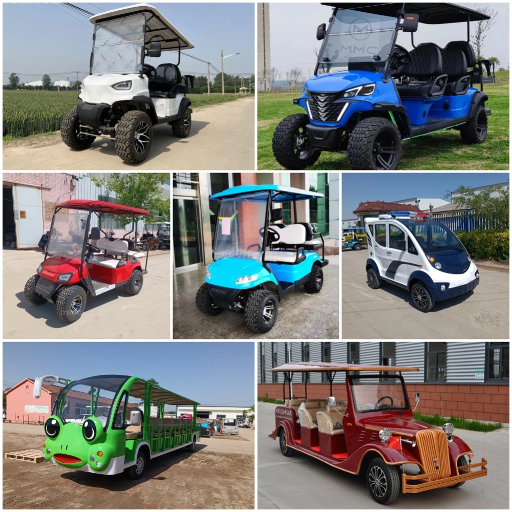 Scenic Spot Electric Instead of Walking Car Adult Electric Quadricycle 2 4 6 Seater Car with Solar Panel Electric Golf Cart