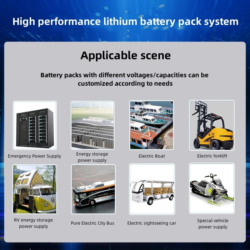12.8V208ah Electric Three-Wheel Four-Wheel Vehicles Electric Ships Batteries Lithium Iron Phosphate Battery Pack