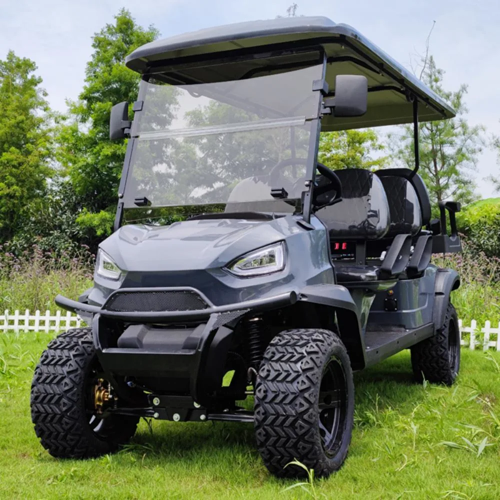 4+2 Seats 6 Passengers Rough Terrain off Road Electric Golf Cart