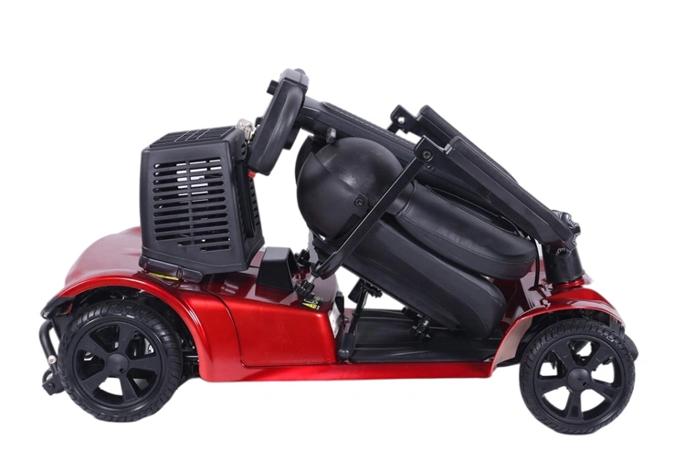 China Cheap 250W Transaxle Motor Folding Four-Wheel Electric Mobility Scooter, Escooter, Electric Vehicle for The Old and The Disable (MS-002)