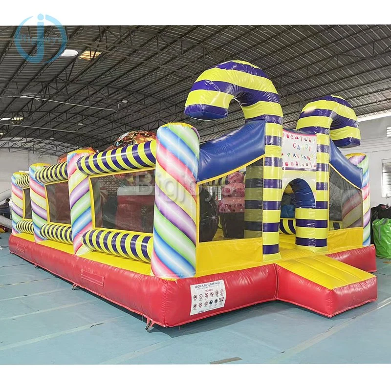 Sugar Theme Inflatable Castle Slide Combo for Children Park