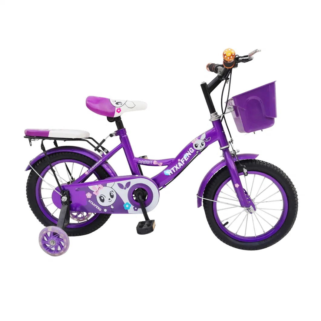 2023 Factory Price New Products Kids Bike 16&prime; &prime; Four- Wheel Cheap Children Exercise Bicycle for Kids