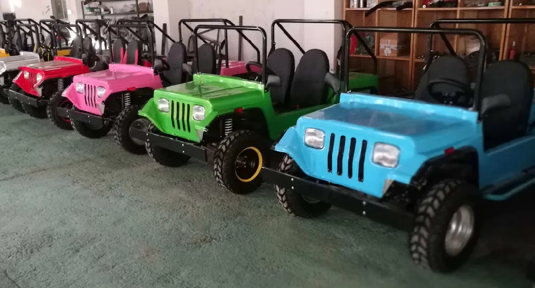 1500W Power Electric Mini Jeep Go Kart off Road Quad ATV for Cheap Kids Ride on Willys Jeep Sale