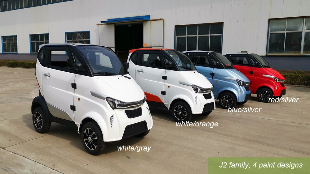 EEC L6e Light Weight 3 Seater Enclosed Electric Quadricycle