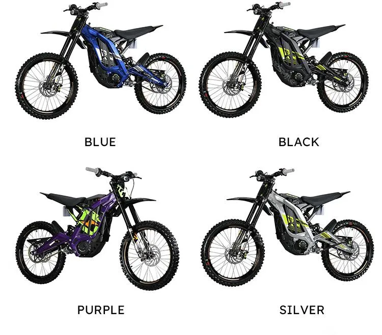 60V 6000W MID Drive off-Road Ebike 40ah Long Range Electric Dirt Bike Light Bee Electric Motorcycle Moto Electrica