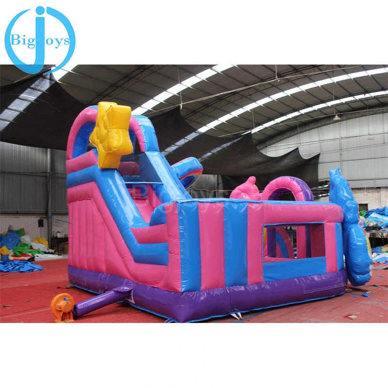 Factory Price Kids Inflatable Unicorn Bouncer with Slide for Sale (BJ-B23)