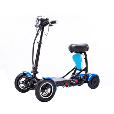 Leggero e facile ripiegabile, il più venduto quattro ruote Motorcycle Elektroroller Scooter per la mobilità con seggiolino per bambini Scootmobiel molto compatto