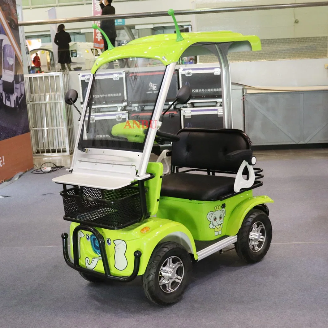 Four-Wheel Electric Car Sightseeing Car Battery 800W Motor