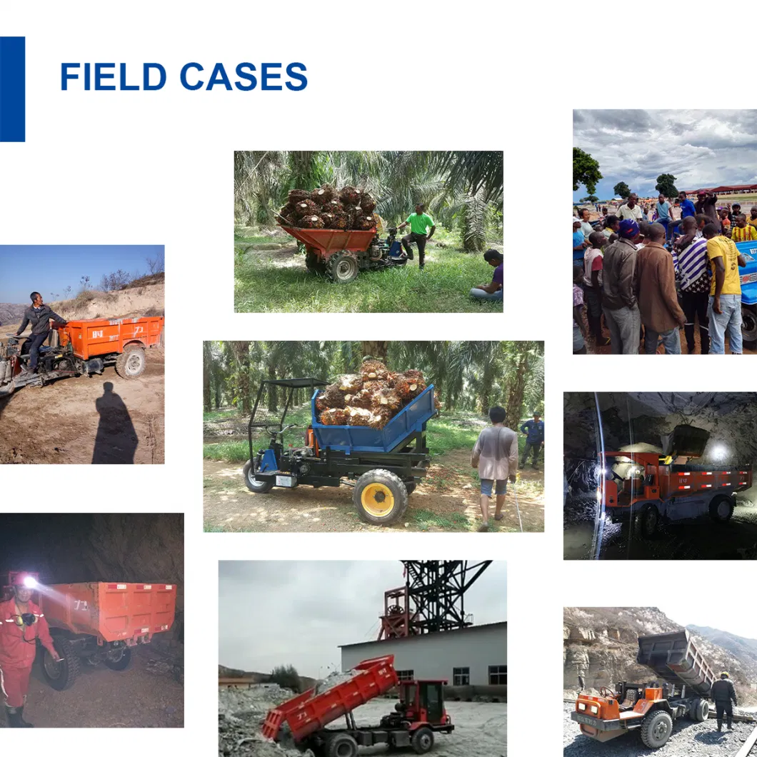 4-Wheeled Electric Vehicle for Transporting Mine Stone, The Quality Is Guaranted