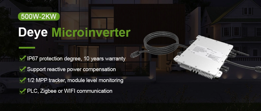Deye Microinverter 500W 1 Phase Solar Panel Power Inverter for Solar System