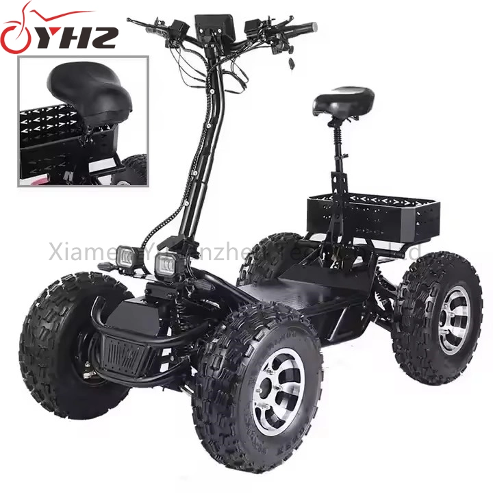 New Foldable Scooter 4X4 Electric ATV UTV 6000W 60V Dune Buggy