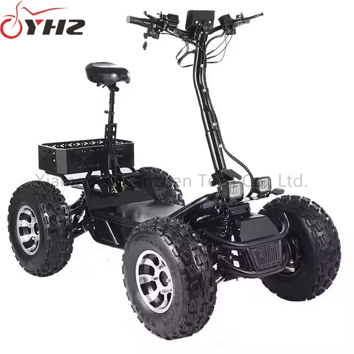 New Foldable Scooter 4X4 Electric ATV UTV 6000W 60V Dune Buggy