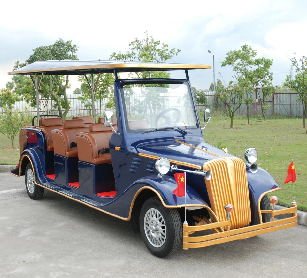 Electric Convertible Cart Electric Four-Wheeled Golf Car 8 Person Electric Vintage Carts Battery Powered