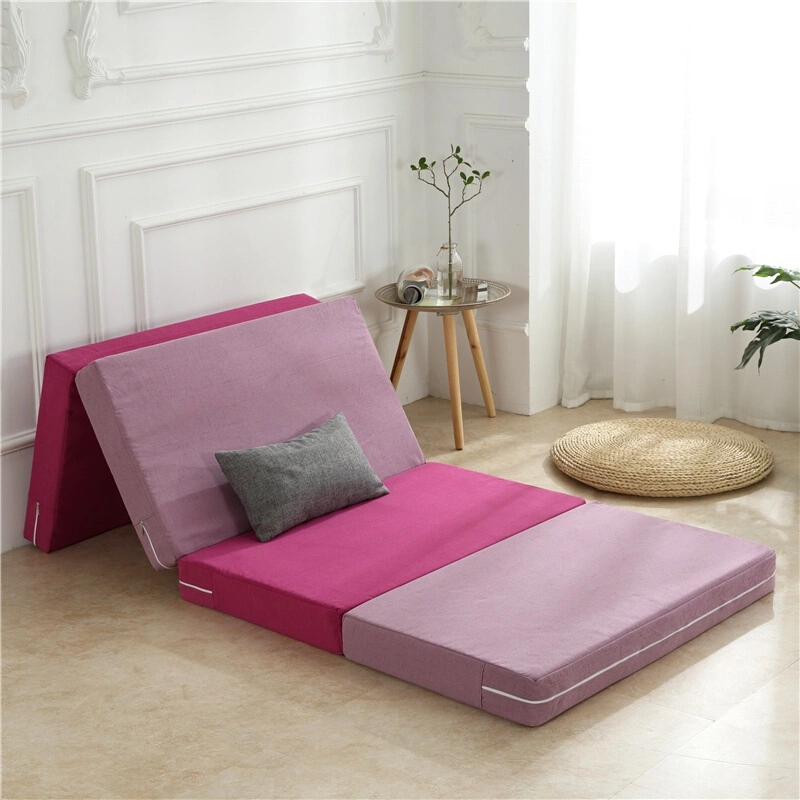 Accept Customization of Portable Full-Size Quadruple-Fold Foam Folding Mattress