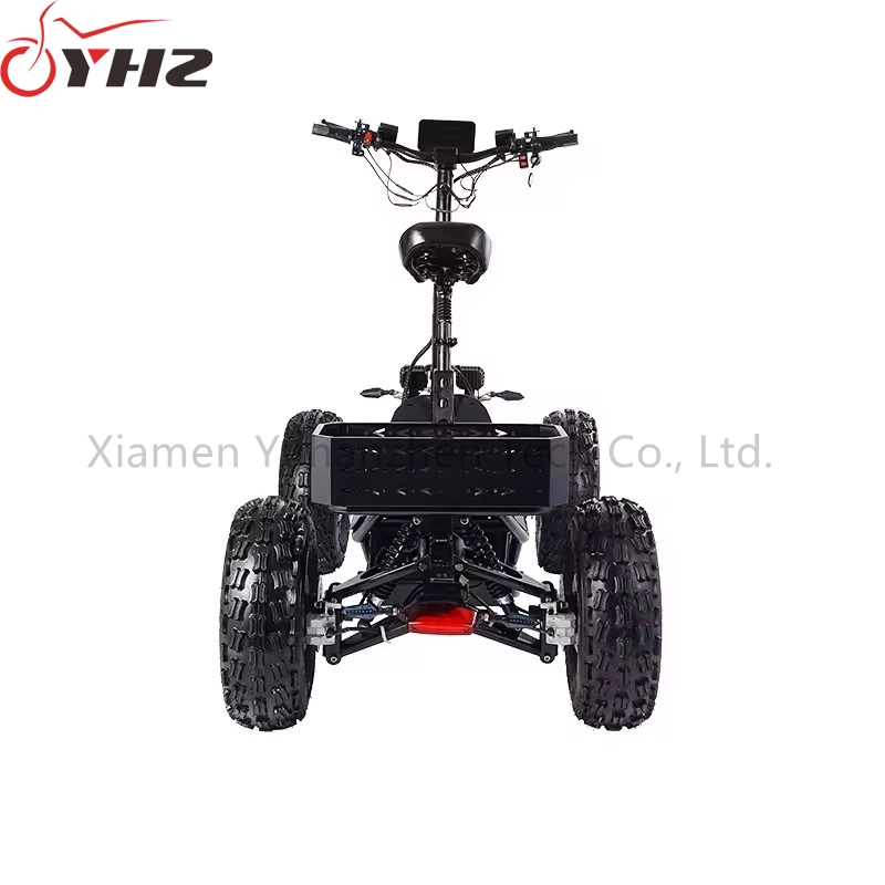 Four Drive 6000W Electric ATV off-Road 4-Wheel Foldable Scooter with Lithium Battery