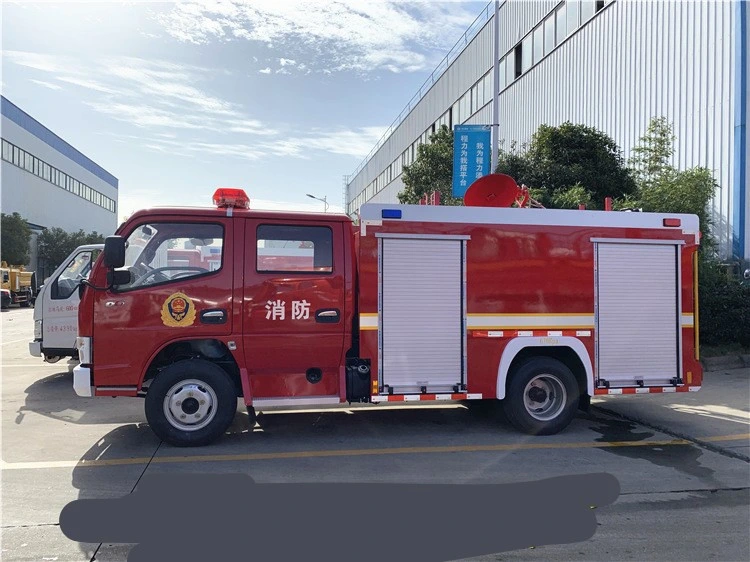 Factory Direct Sales DFAC 4X2 Double Row Cab 3000 Liters Water Tanker Fire Fighting Trucks Used Cars Special Vehicle Made in China