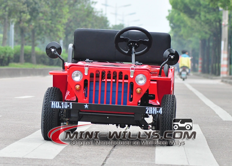 China Factory Wholesale High Quality Electric Mini Jeep Willys 4X4 Discount Kids Petrol Cars