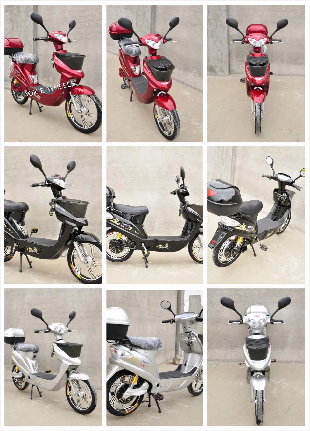 200W~500W 36V/48V Electric Bicycle with Lead-Acid Battery