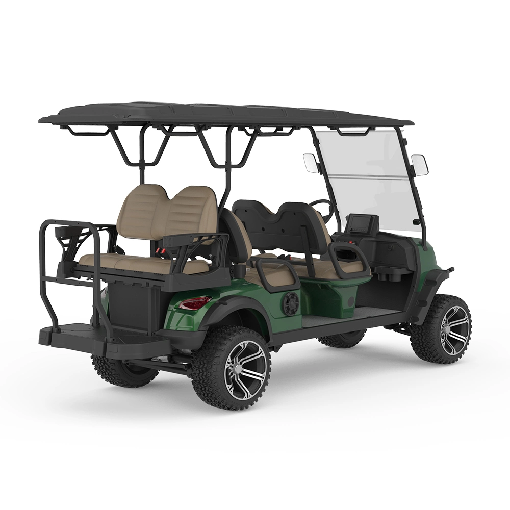 6 Seater Golf Cart Sightseeing Car Hunting Cart Lifted off-Road Beach Buggy