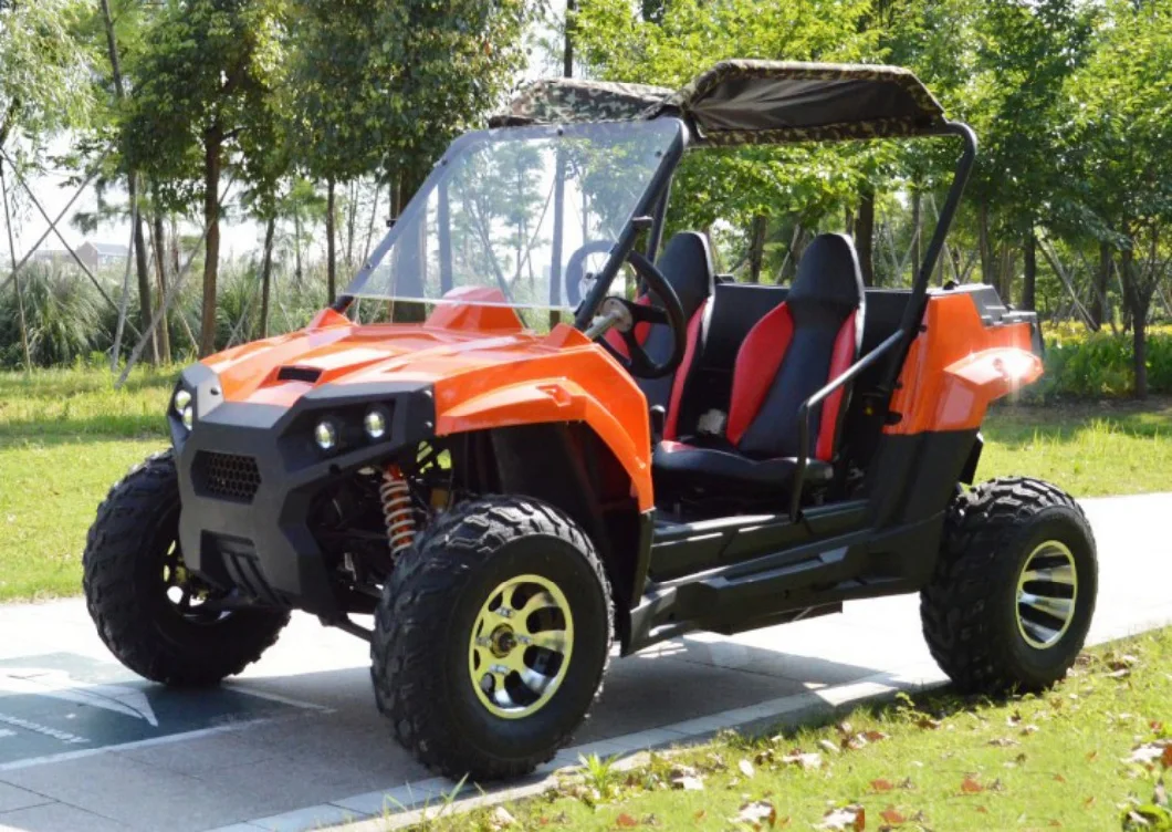 New Material Reinforced Steel Frame 60V 1500W off-Road Gasoline Vehicle ATV 4X4 Electric UTV with Top10 Inch Aluminum Wheels