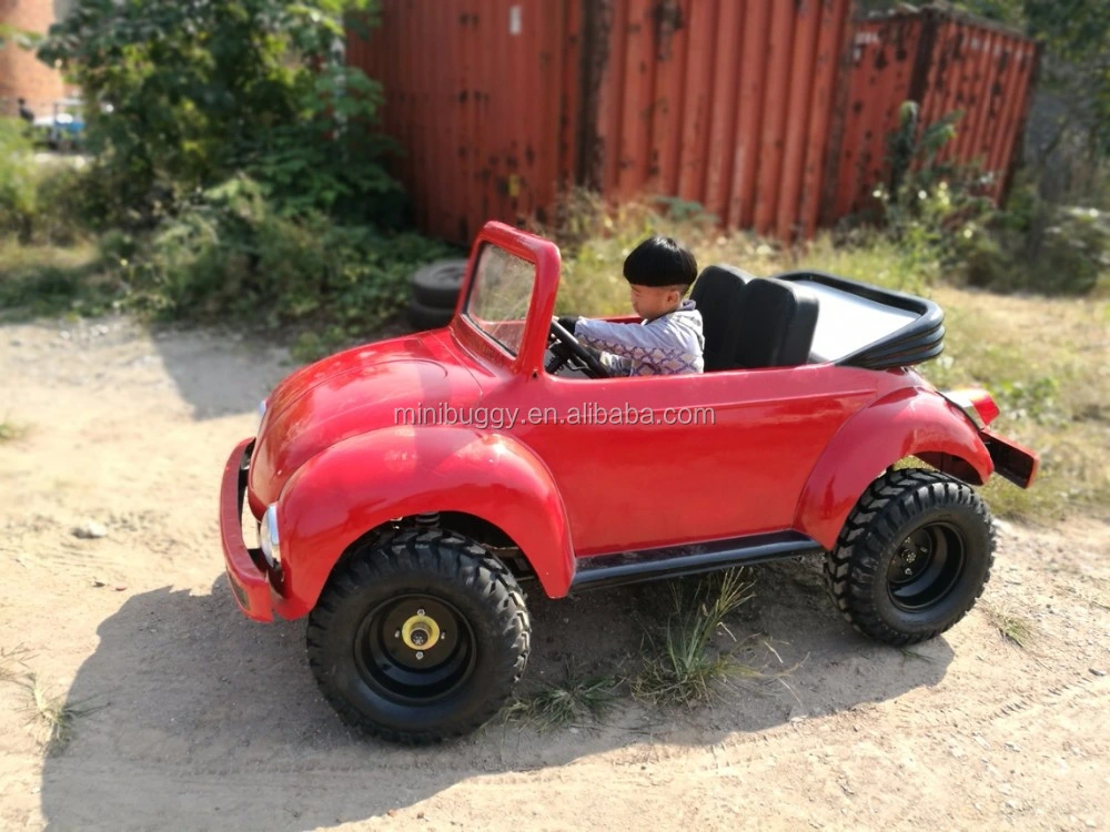 Electric Mini Beetle Car 2 Seat Golf Cart Parent Child Quad ATV