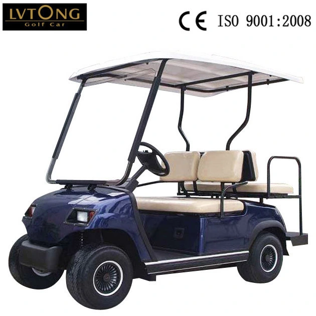 Fashion Shape Design Four-Wheeled Lithium Battery Powered 4 Passengers Vehicle Golf Cart (LT-A2+2)