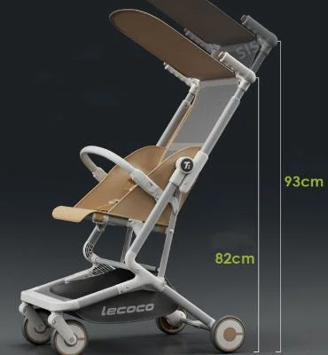 Pocket Car T2 Baby Walker Portable Folding Boarding Can Sit and Lie Four-Wheeled Baby Stroller High Purity Bike