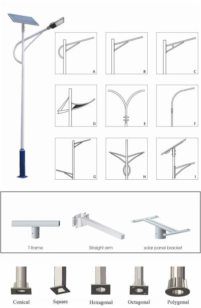 Aluminum Outdoor Solar Street Lamp with Remote Control Waterproof Garden 2000W 600W 800W 1000W Solar Street Light