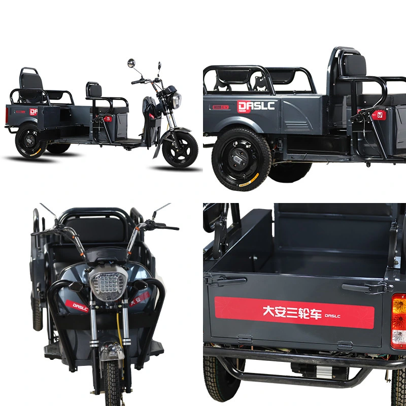1000W High-Powered Electric Cargo Bicycles and Tricycles Three-Wheeled Auto-Tricycle