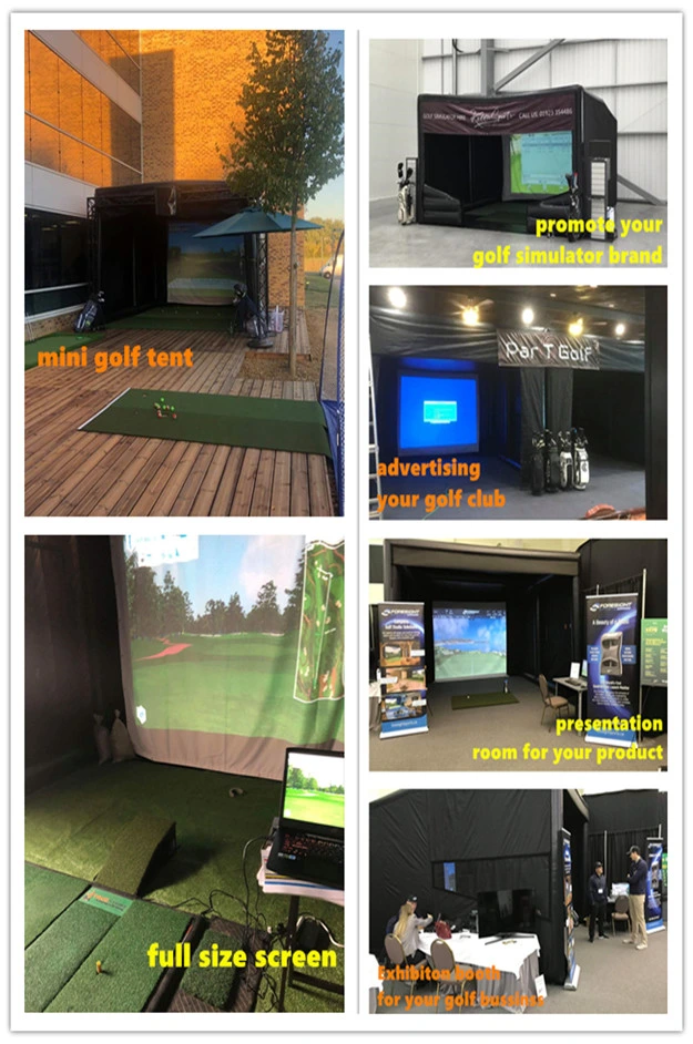 Outdoor Inflatable Simulator Golf Shooting Tent