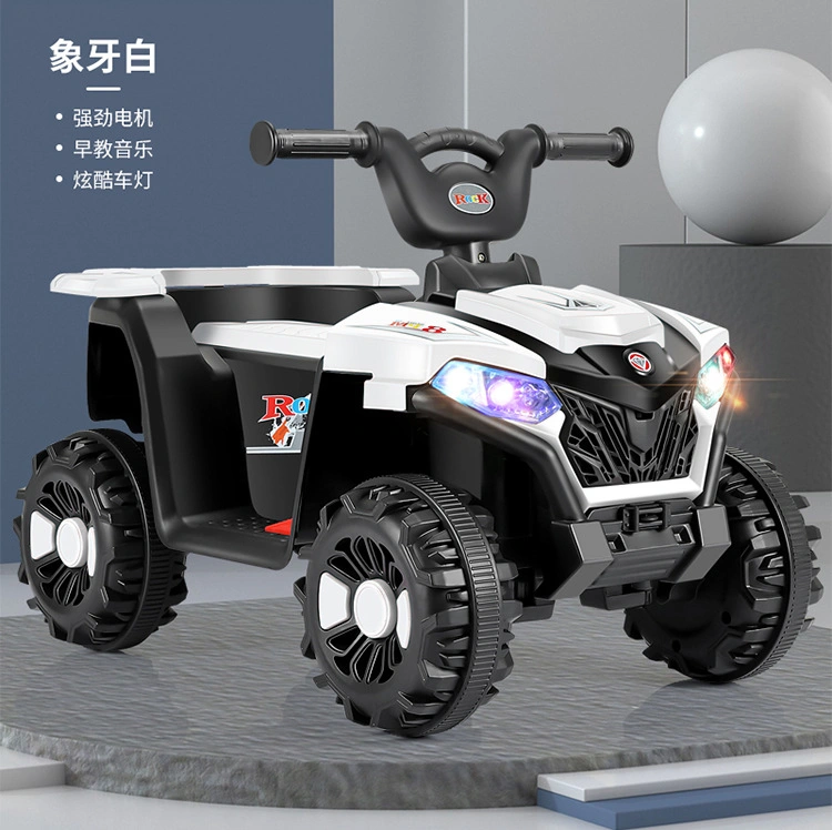 Children&prime;s Electric ATV Baby Early Education Music Four Wheel Motorcycle Toy Car Children&prime;s Rechargeable off-Road Vehicle