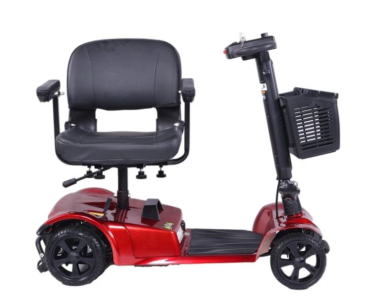 China Cheap 250W Transaxle Motor Folding Four-Wheel Electric Mobility Scooter, Escooter, Electric Vehicle for The Old and The Disable (MS-002)