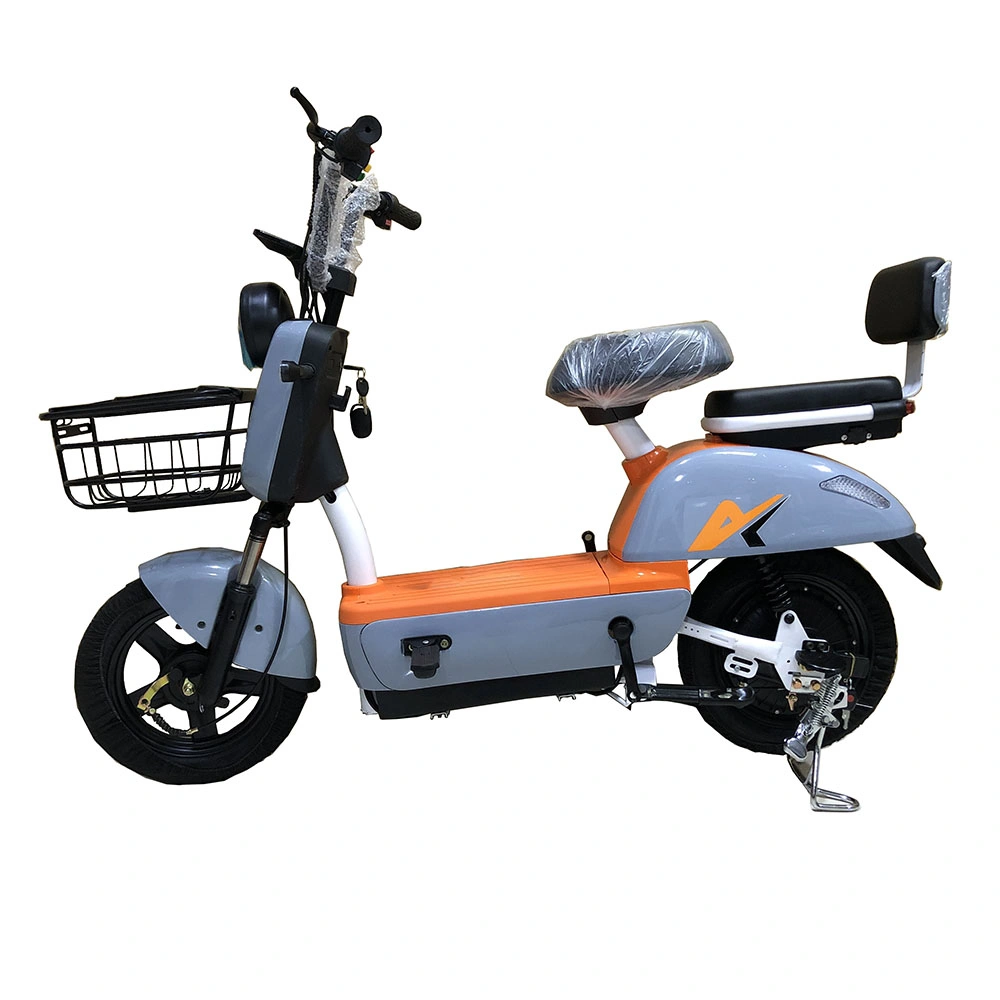 2022 Factory Wholesale Adult Electric Car Electric Bicycle Two-Wheeled Battery Car Double Small Electric Motorcycle